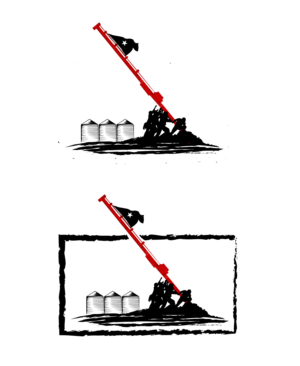 Patriotic Farmer Tshirt Design