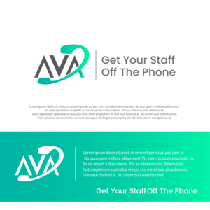 AVA - Get Your Staff Off The Phone | Logo Design by farady