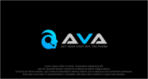 AVA - Get Your Staff Off The Phone | Logo Design by Indra Putra