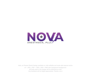 NOVA ANESTHESIA, PLLC | Logo Design by Ochieng