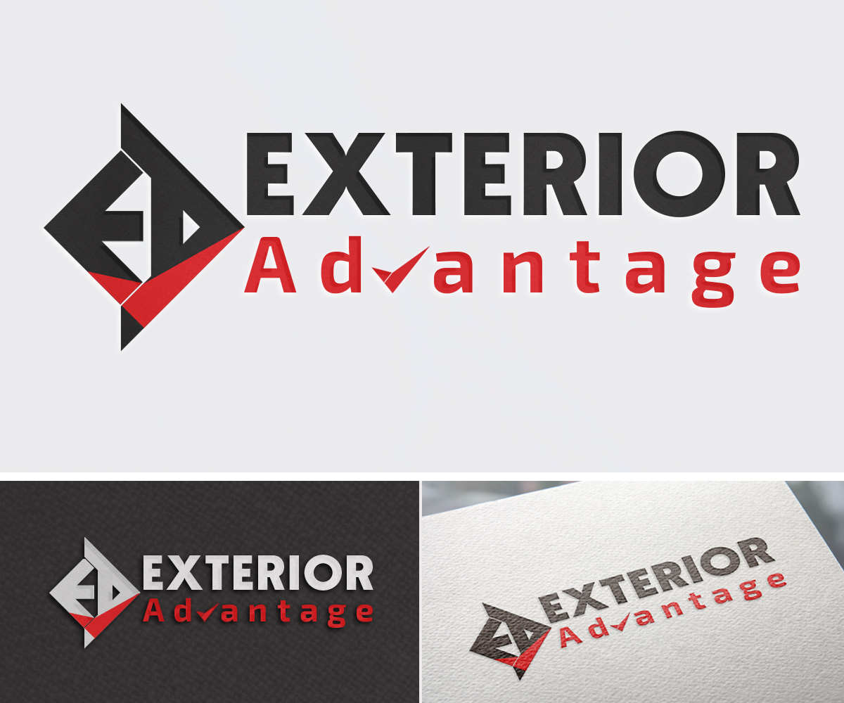 Logo Design by dhadaj for exterior advantage | Design #26197352