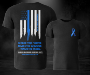 Colon Cancer Awareness T-Shirt | T-Shirt-Design von FigliaPerduta