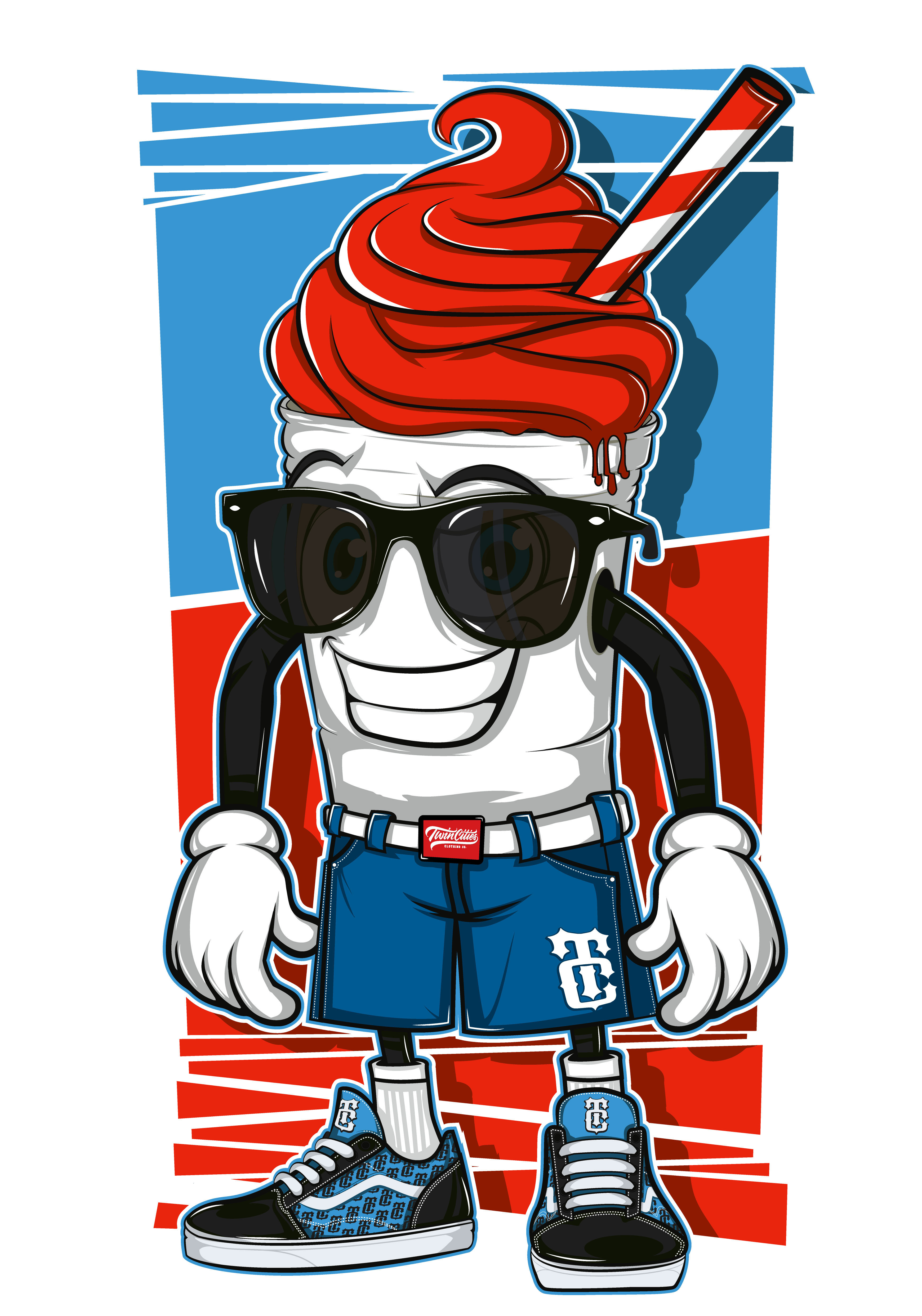 T-Shirt-Design von zleezoo für Twin Cities Clothing Co. | Design #26275526