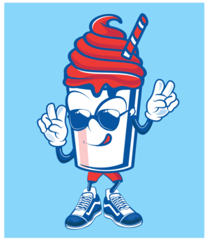 Slushy Cartoon Character Mascot | T-Shirt-Design von SAI DESIGNS