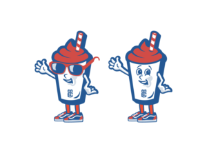 Slushy Cartoon Character Mascot | T-Shirt-Design von Al Pech