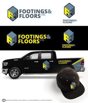 Footings and Floors | Diseño de Logo por Noche designs