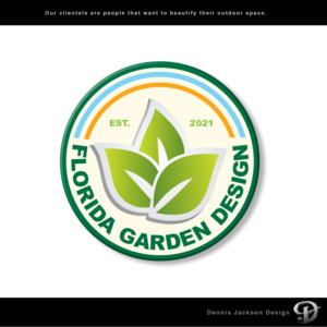 Florida Garden Design  | Logo Design by Dennis Jackson Design