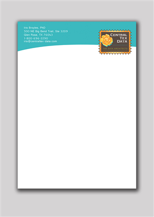 Letterhead Design by Aysan for Centraltex Data | Design #3093463