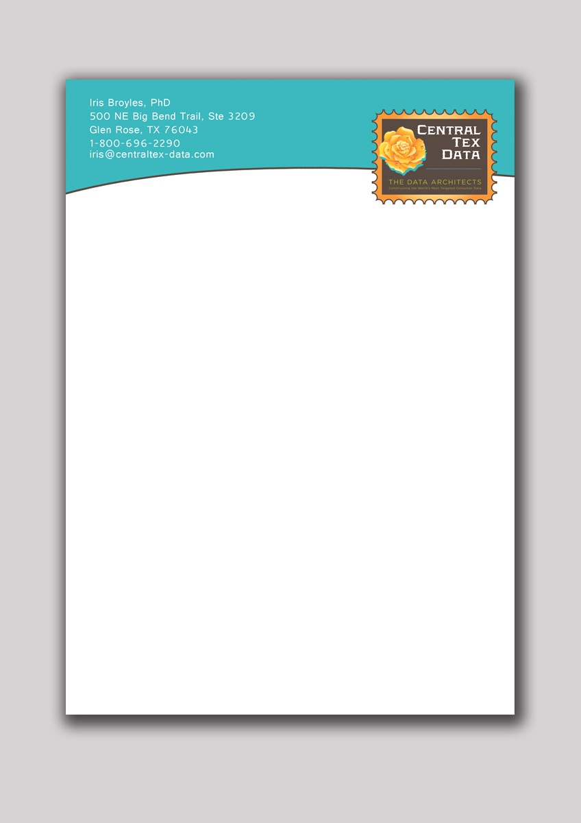 Diseño de Membrete por Aysan para Centraltex Data | Diseño #3093467