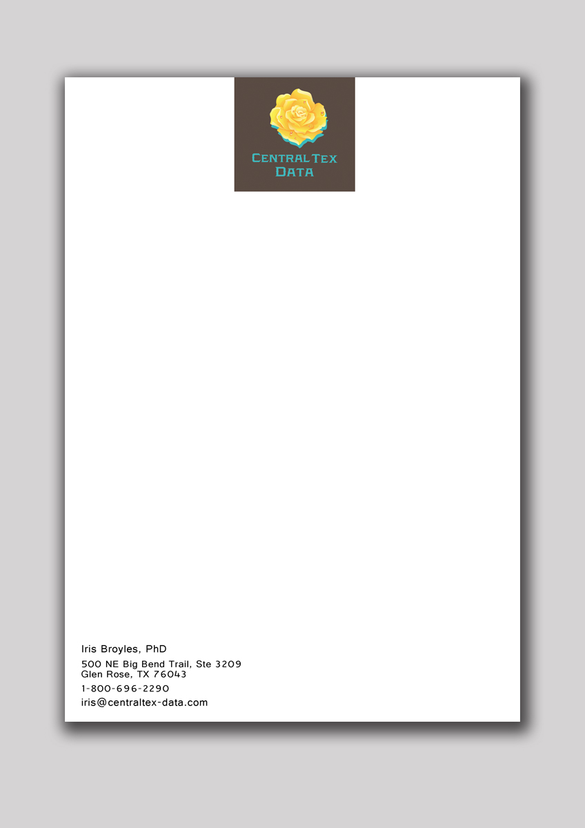 Diseño de Membrete por Aysan para Centraltex Data | Diseño #3093472