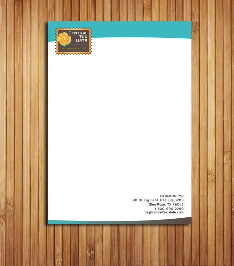 Diseño de Membrete por Aysan para Centraltex Data | Diseño #3096568