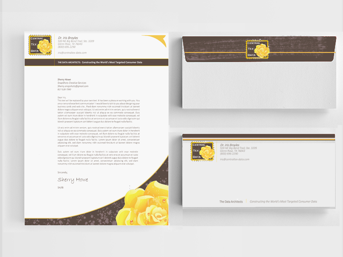 Design En-Tête par Create SnapShots pour Centraltex Data | Design #3081649