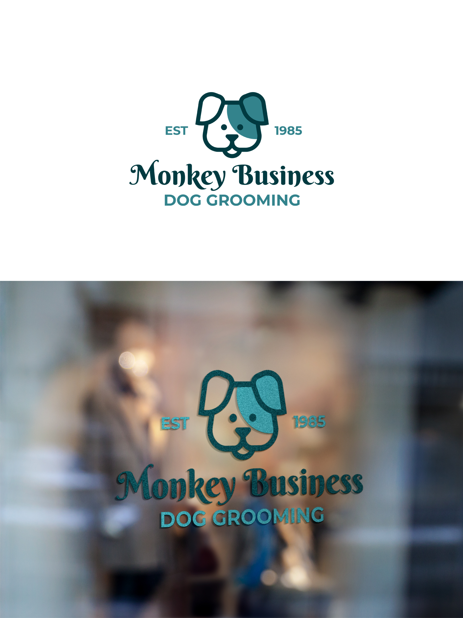 Logo Design by Arun 25 for MONKEY BUSINESS DOG GROOMING | Design #26206633
