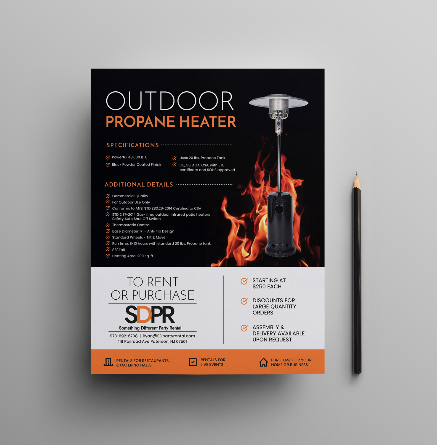 Flyer Design by JK18 for Something Different Party Rental | Design #26216673