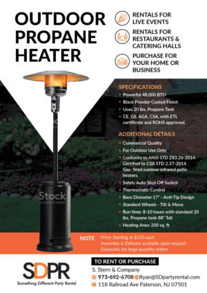 Heater product information sheets | Flyer Design by rkailas