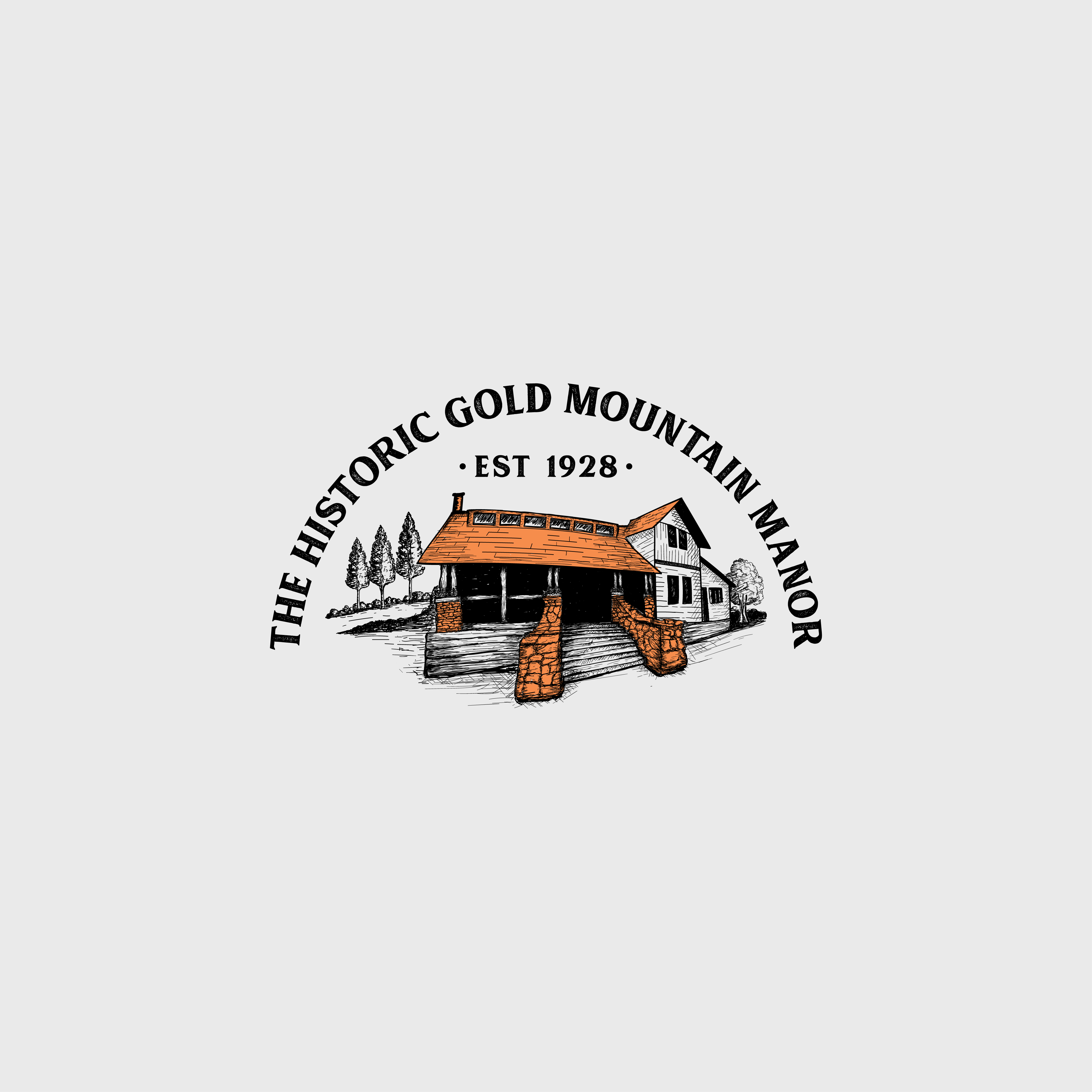 Logo Design by merti.studio for Gold Mountain Manor | Design #26214309