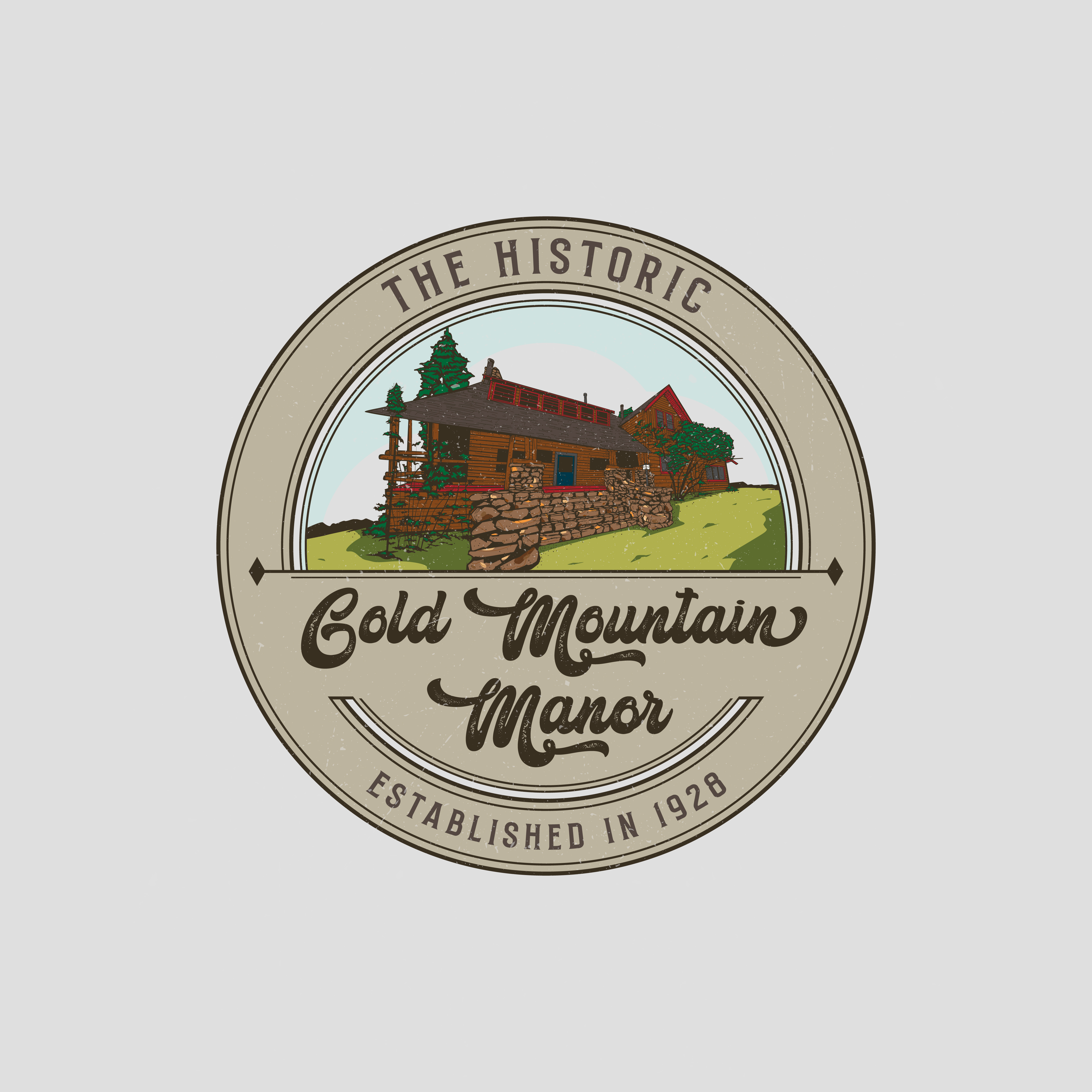 Diseño de Logo por thedriftshop para Gold Mountain Manor | Diseño #26247879
