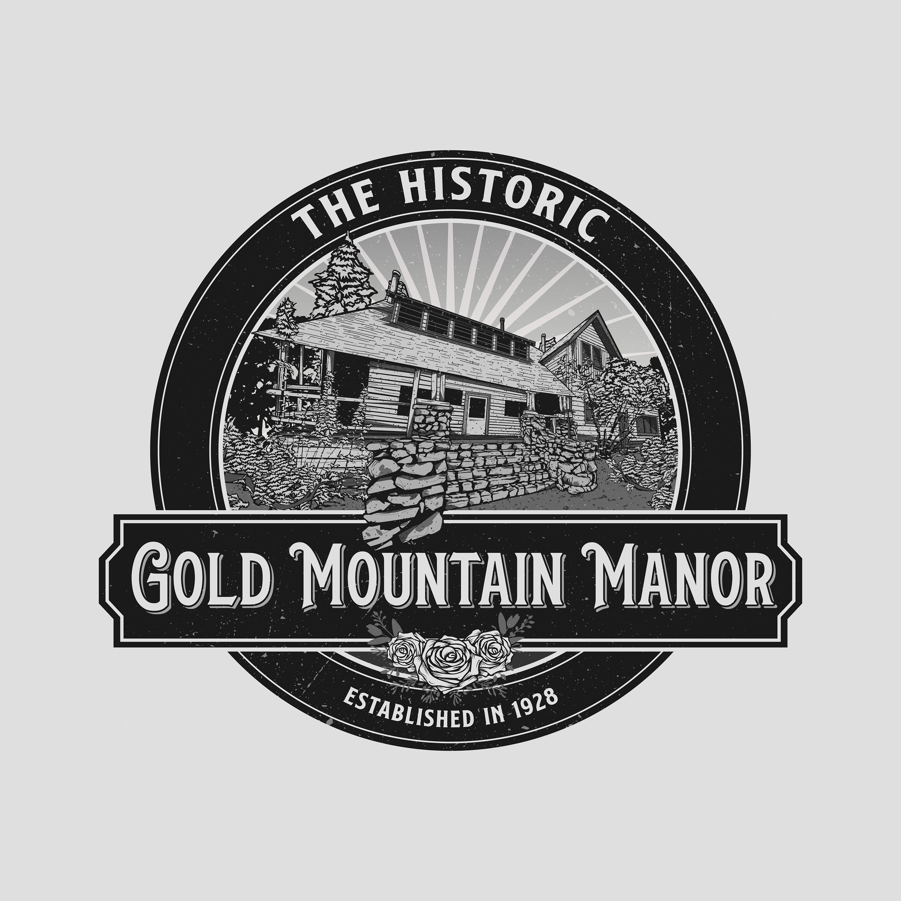 Logo Design by thedriftshop for Gold Mountain Manor | Design #26383750
