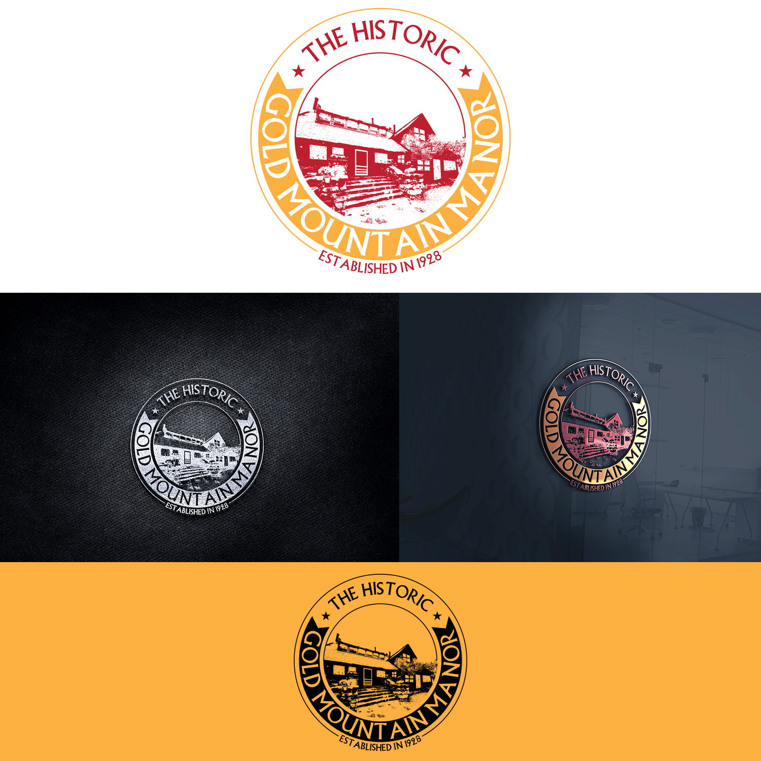 Diseño de Logo por Maxo-Biz para Gold Mountain Manor | Diseño #26308112