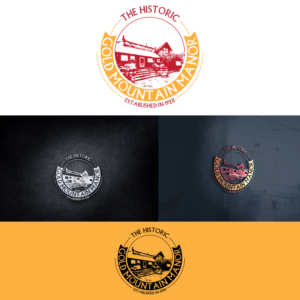 Logo Design by Maxo-Biz for Gold Mountain Manor | Design: #26308113