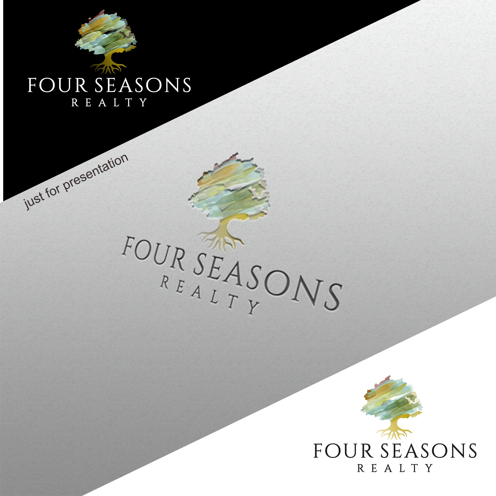 Logo Design by emaviolar7 for Four Seasons Realty | Design #26198563