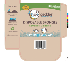 Classy/Creative Kraft Paper Box for World's 1st Expanding, Biodegradable Kitchen Sponges | Diseño de Empaque por Buck Tornado