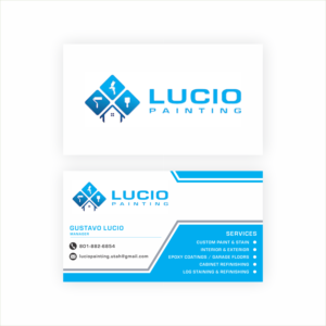 Design de Carte de Visite par AslamDesign pour Lucio Painting LLC | Design #26209068