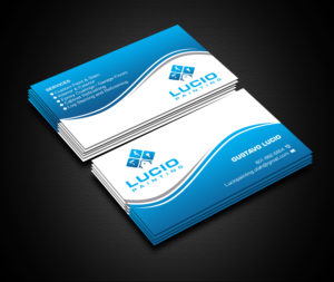 Design de Carte de Visite par Creations Box 2015 pour Lucio Painting LLC | Design : #26213325
