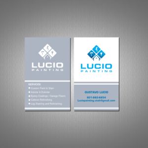 Design de Carte de Visite par Creations Box 2015 pour Lucio Painting LLC | Design : #26213345