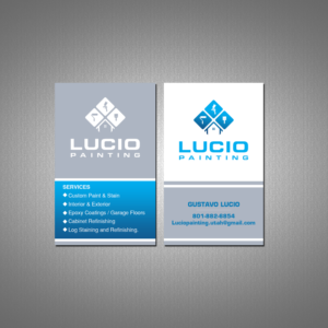 Design de Carte de Visite par Creations Box 2015 pour Lucio Painting LLC | Design : #26213346