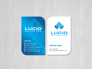 Design de Carte de Visite par Creations Box 2015 pour Lucio Painting LLC | Design : #26213358