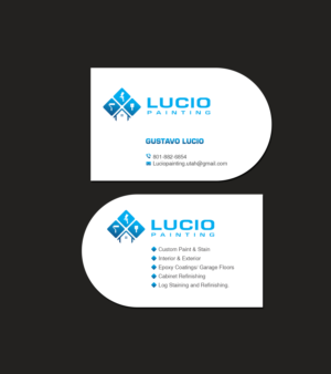 Design de Carte de Visite par Creations Box 2015 pour Lucio Painting LLC | Design : #26213359