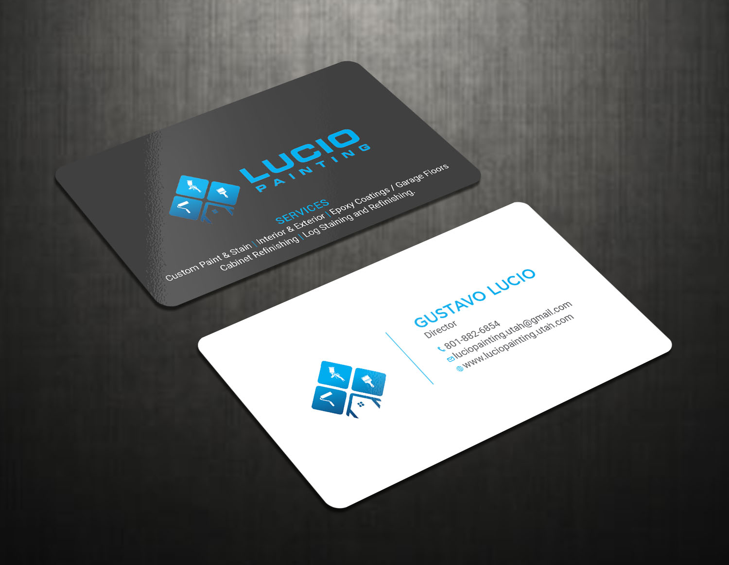 Business Card Design by Tripti Ranjan Gain for Lucio Painting LLC | Design #26211550