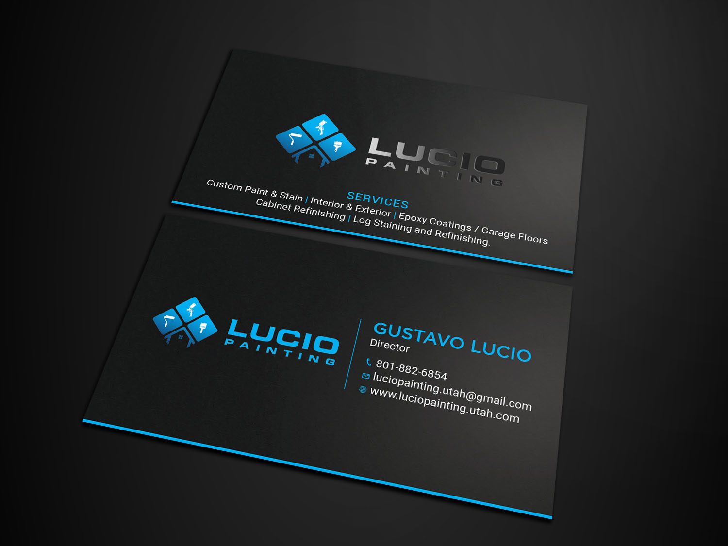 Visitenkarten-Design von Tripti Ranjan Gain für Lucio Painting LLC | Design #26211552