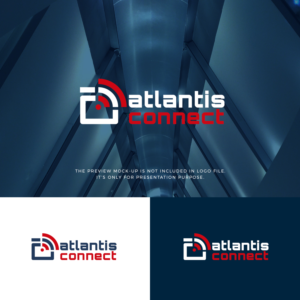 Atlantis Connect ( My main company has Atlantis then underneath See Hear Touch - see website. I am happy for a new strap line underneath Atlantis connect but am not wedded to it. Need ideas please | Logo Design by Rayn Design