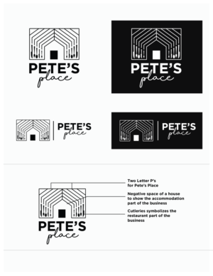 Logo Design by johnronielgomez for Pete’s Place Roma Pty Ltd | Design: #26204284