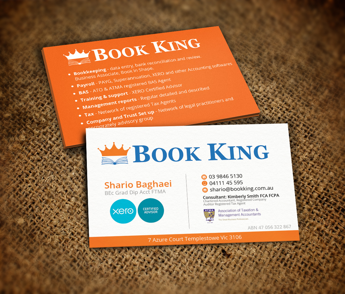 Business Card Design by Nelsur for Book King | Design #3047715