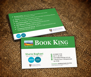 Visitenkarten-Design von Nelsur für Book King | Design: #3064913