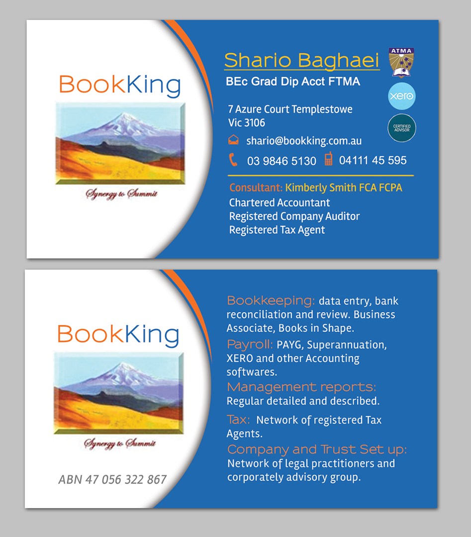Visitenkarten-Design von Adylhere für Book King | Design #3067446