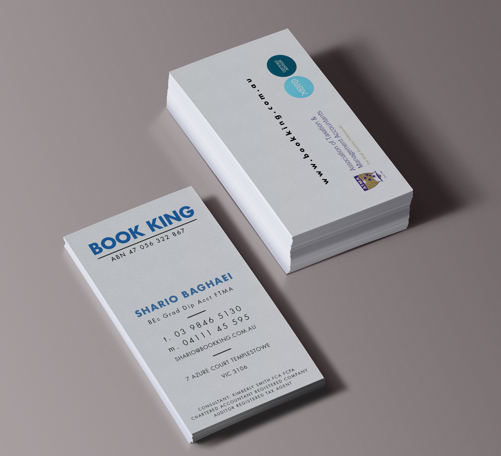 Business Card Design by navacreative for Book King | Design #3100449