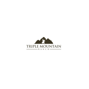 Triple Mountain Ranch (Emphasize Triple  Mountain  as that’s the name. Ranch can be less emphasized) | Logo Design by logo_s