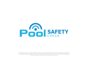 Pool Safety Check | Logo Design by Ng V Duc