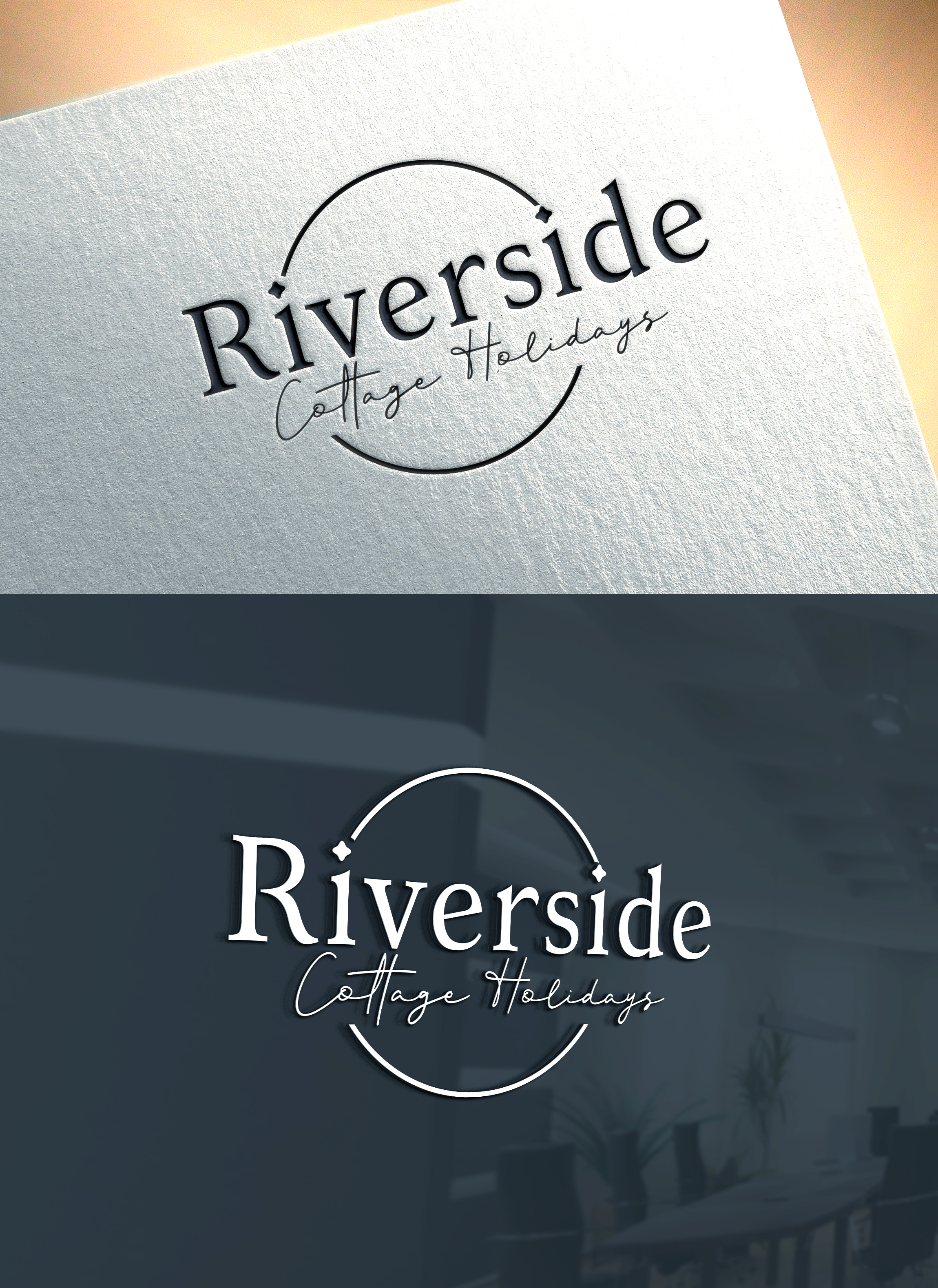 Logo Design by Art Lancer for Riverside Cottage Holidays | Design #26245300