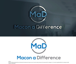 Macon a Difference    or    MaD | Design de Logo par sekanul