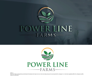 Power Line Farms | Logo-Design von sekanul