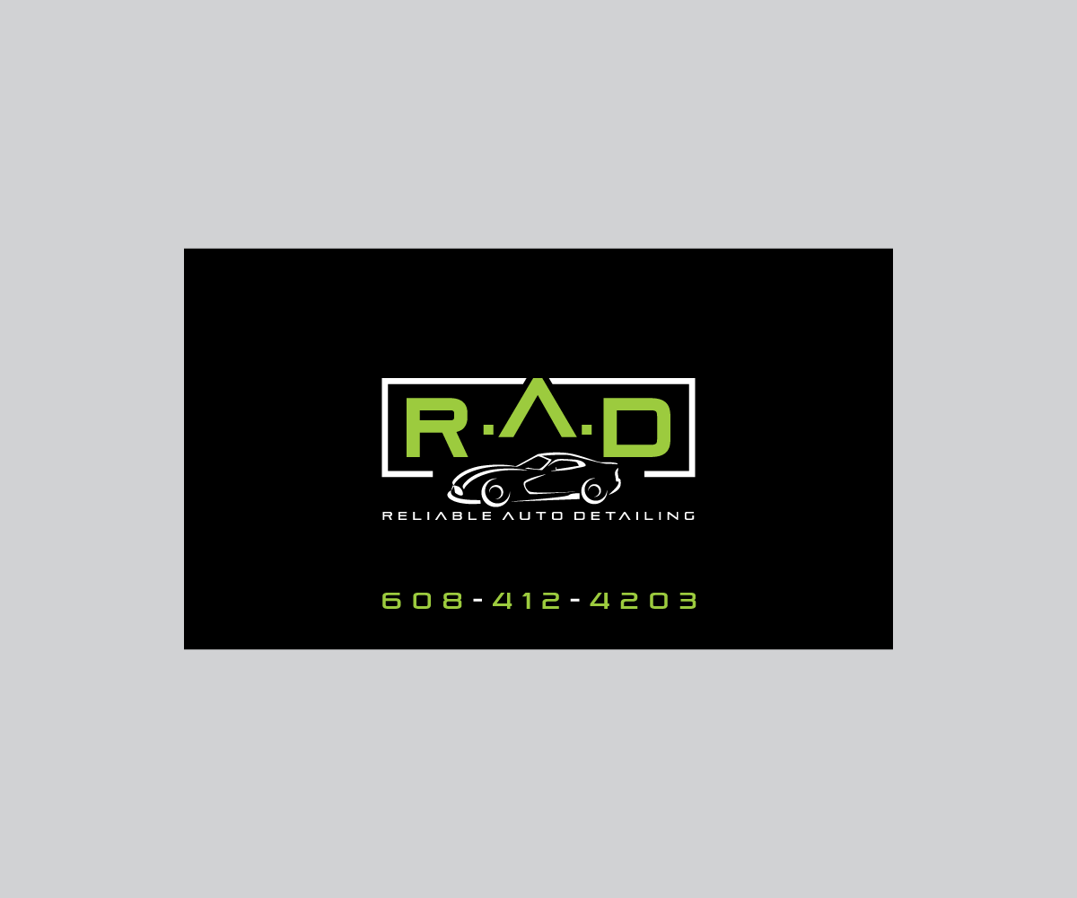 Grafik-Design von bijuak für R.A.D Reliable auto detailing | Design #26210434