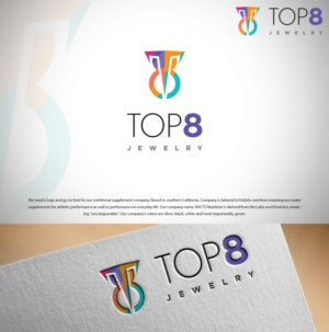 Top 8 Jewelry | Logo Design by Blessing Angel