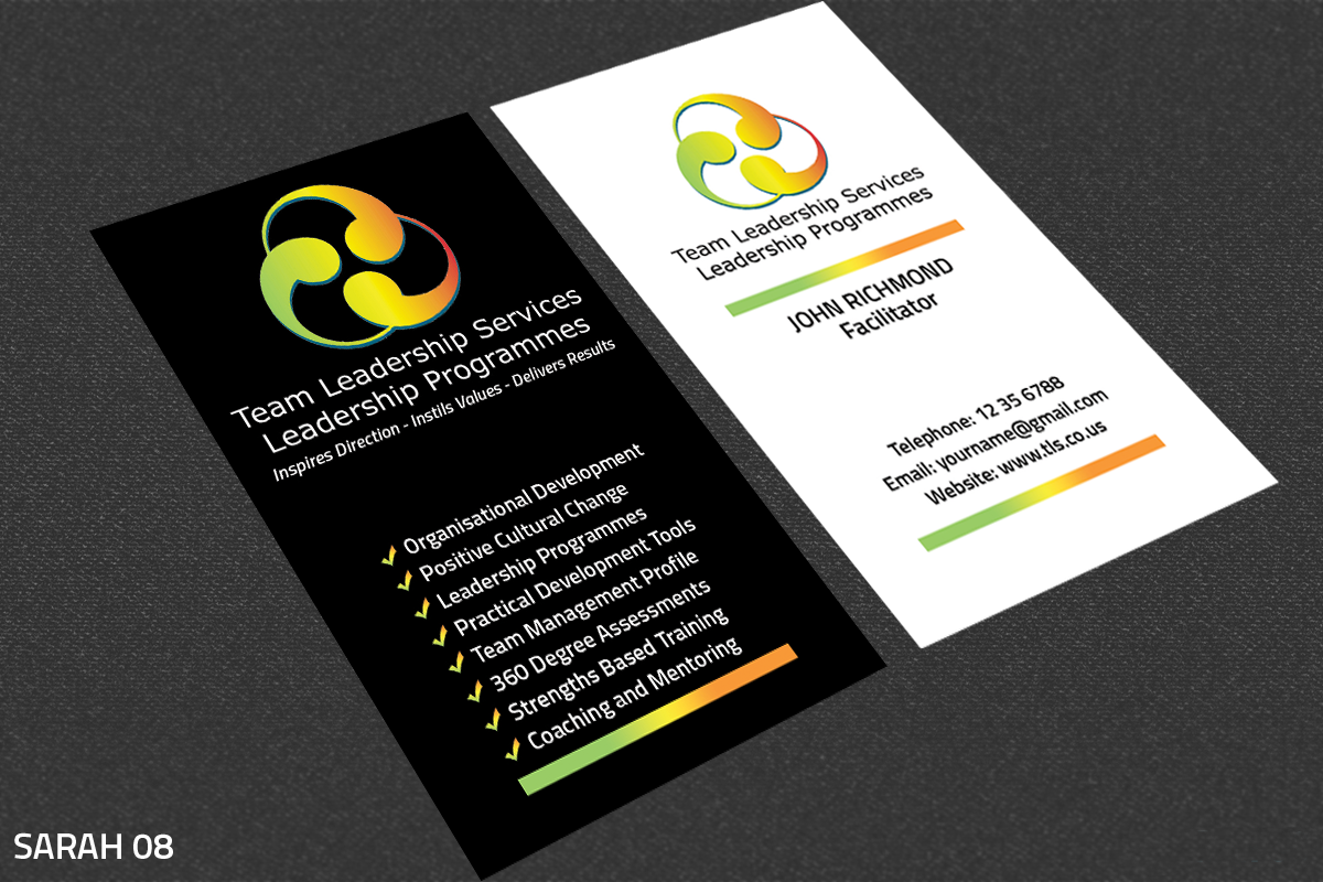 Business Card Design by Sarah Haroon for this project | Design #3117516