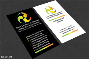 Business Card Design by Sarah Haroon for this project | Design: #3117516