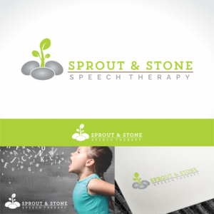 Sprout & Stone Speech Therapy | Diseño de Logo por Nicolene Barnard